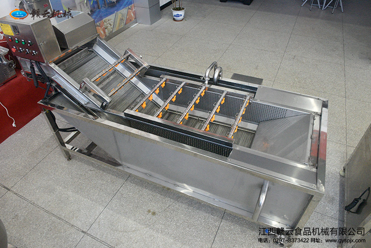 氣泡清洗機俯視圖