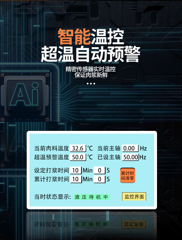 智能溫控,超溫自動預警 智能溫控,超溫自動預警